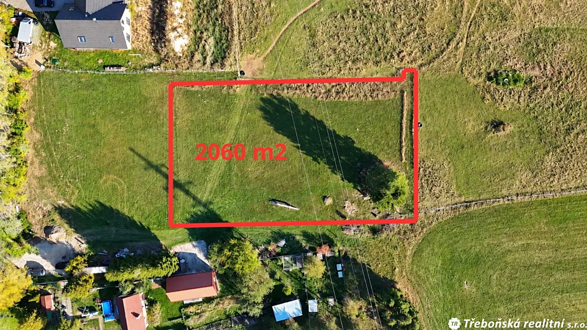 Prodej stavebního pozemku 2060 m²
